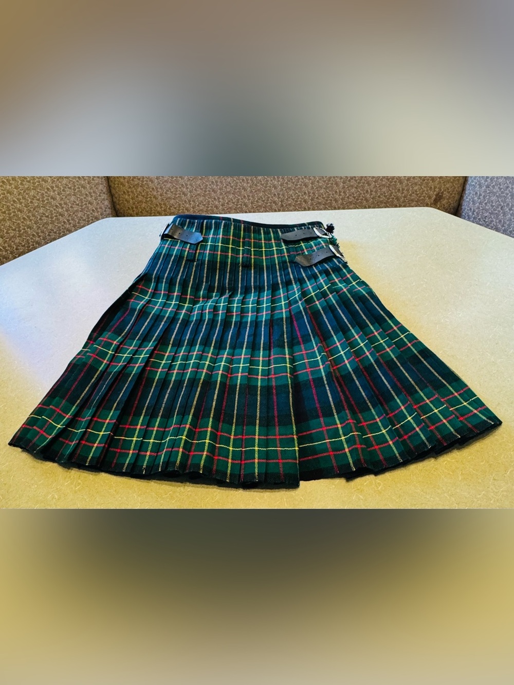 Hunting Stewart Tartan Scottish Kilt Men’s 36 Heavyweight 6-8 Yard Highland